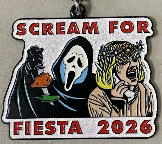 Picture of SCREAM FOR FIESTA  2026 Medal- by Israel Rico AVAILABLE 3/23/26
