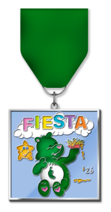 Picture of Jalepeno Care Bear 2026 Fiesta Medal- Designed by Angelique De La Garza 